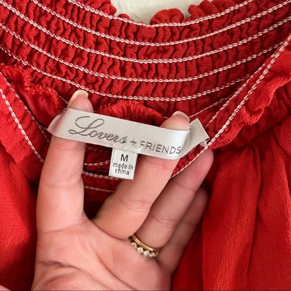 Lovers + Friends Suntime Dress Sz M NWOT - Picture 6 of 9